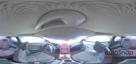 2012 Hyundai Genesis Coupe 2.0T from USA, damaged, VIN KMHHT6KDXCU072684